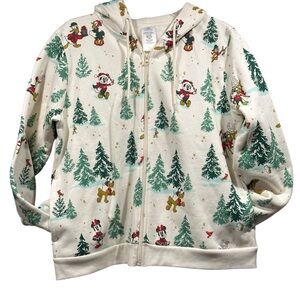 Disney 2022 Christmas hoodie.  Full‎ zip, pockets.